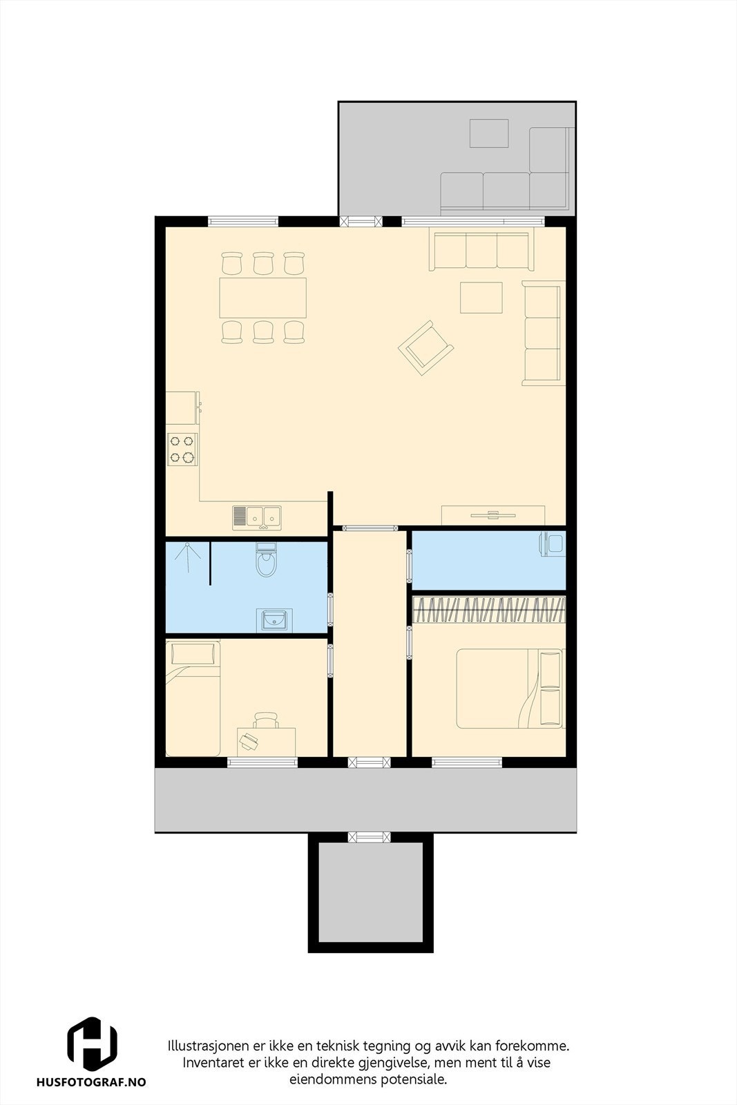 Plantegning Galleribilde