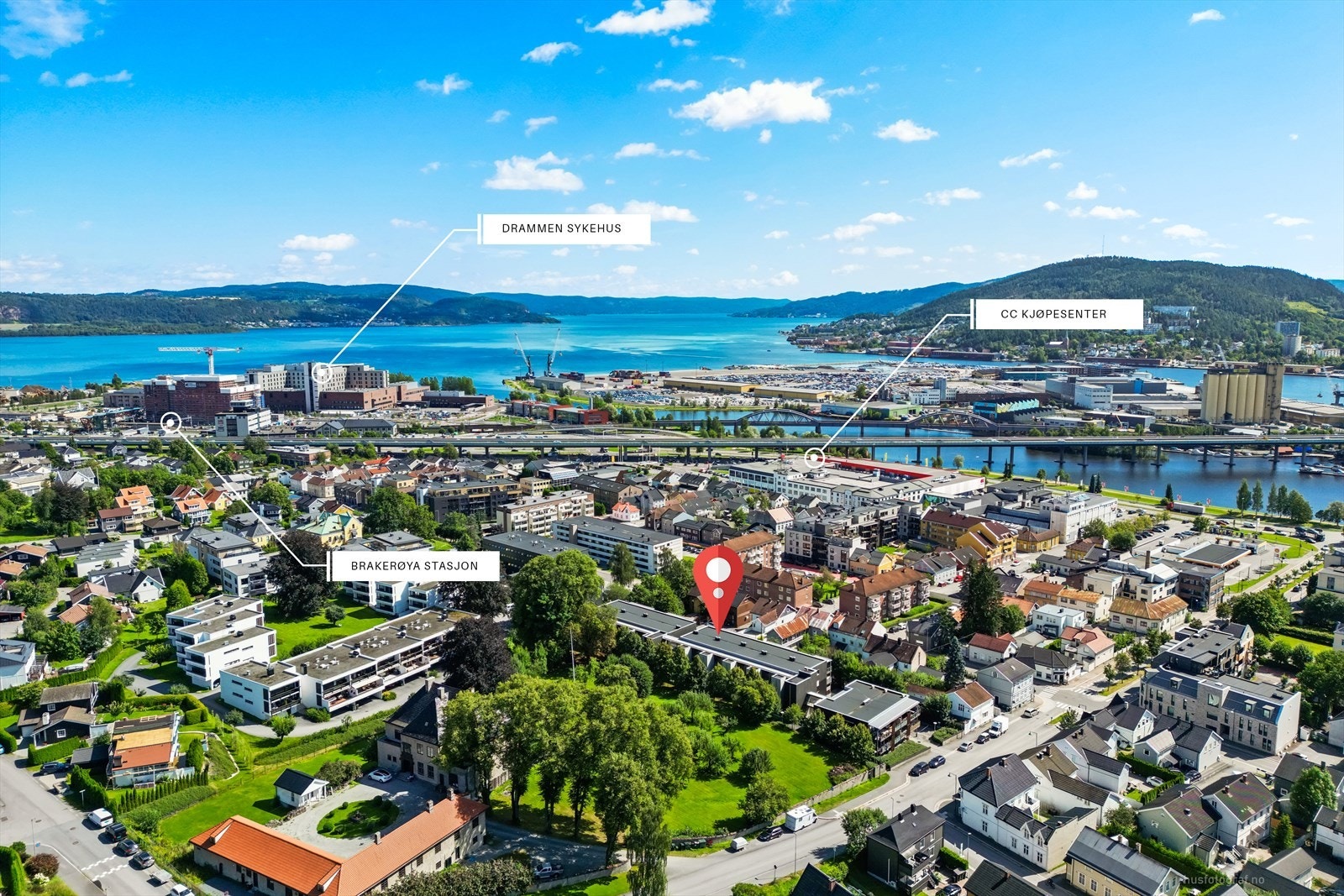 Attraktivt beliggende, gjennomgående, og solrik 3-roms leilighet på Bragernes Galleribilde