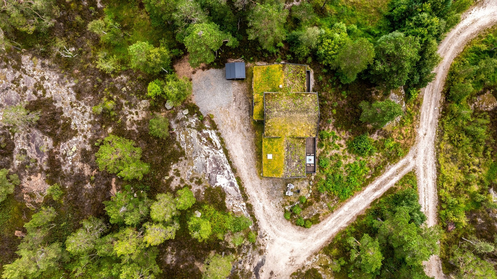 Dronebilde av eiendommen Galleribilde