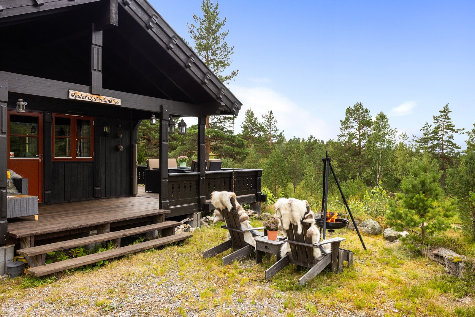 Fin naturtomt og usjenert beliggenhet Galleribilde