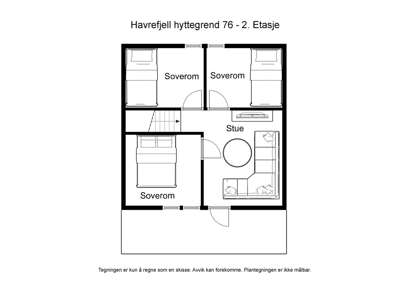 Plantegning 2.etg. Galleribilde