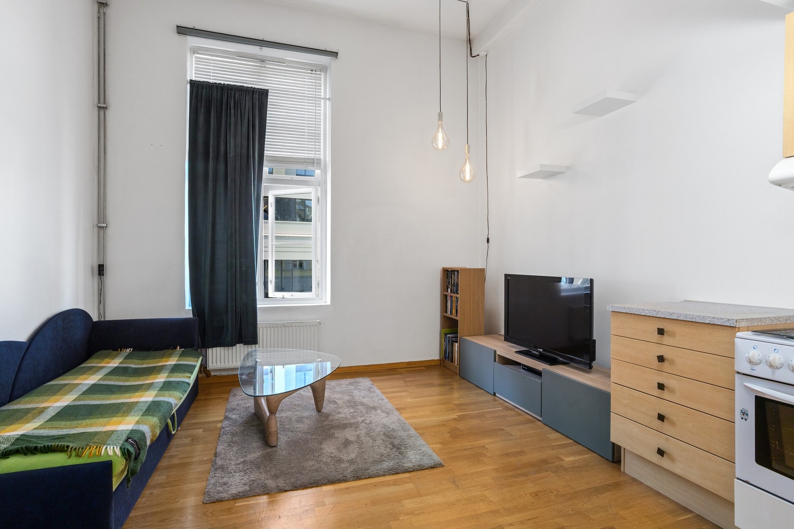 Takhøyden og de gode lysforholdene bidrar til en herlig og luftig atmosfære. Galleribilde