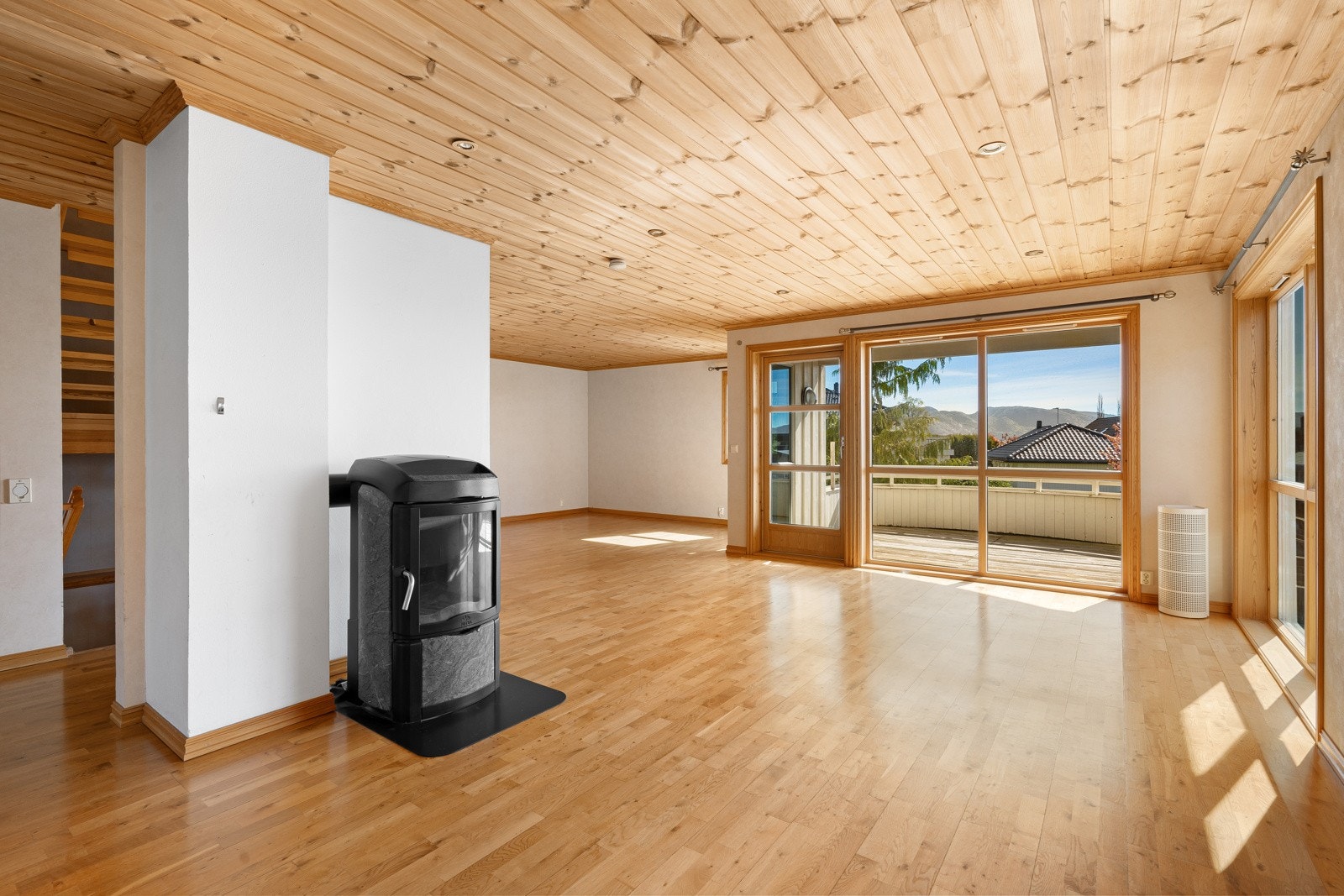 Peisovn i stuen Galleribilde