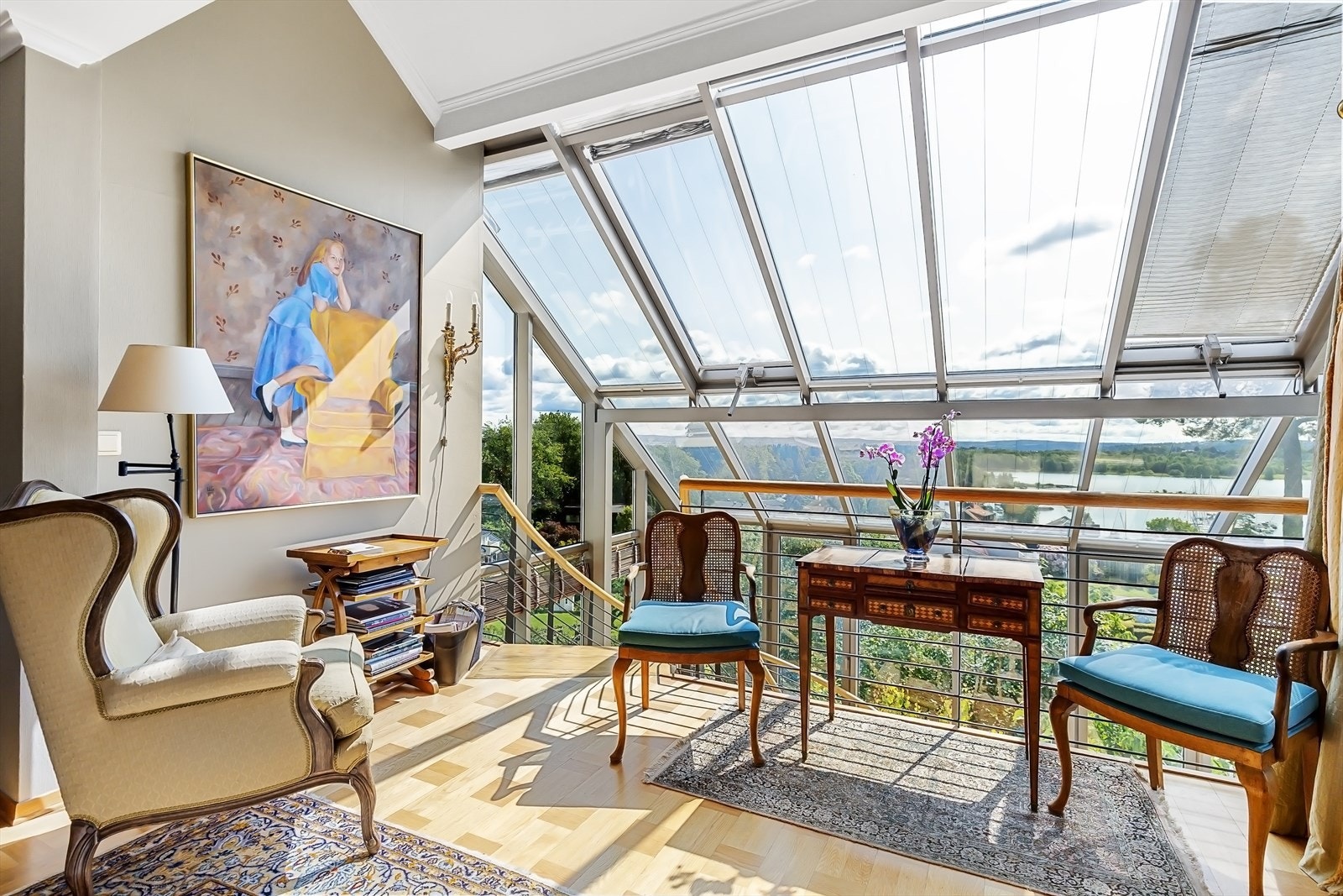 Fra spisestue i 1.etg. Galleribilde