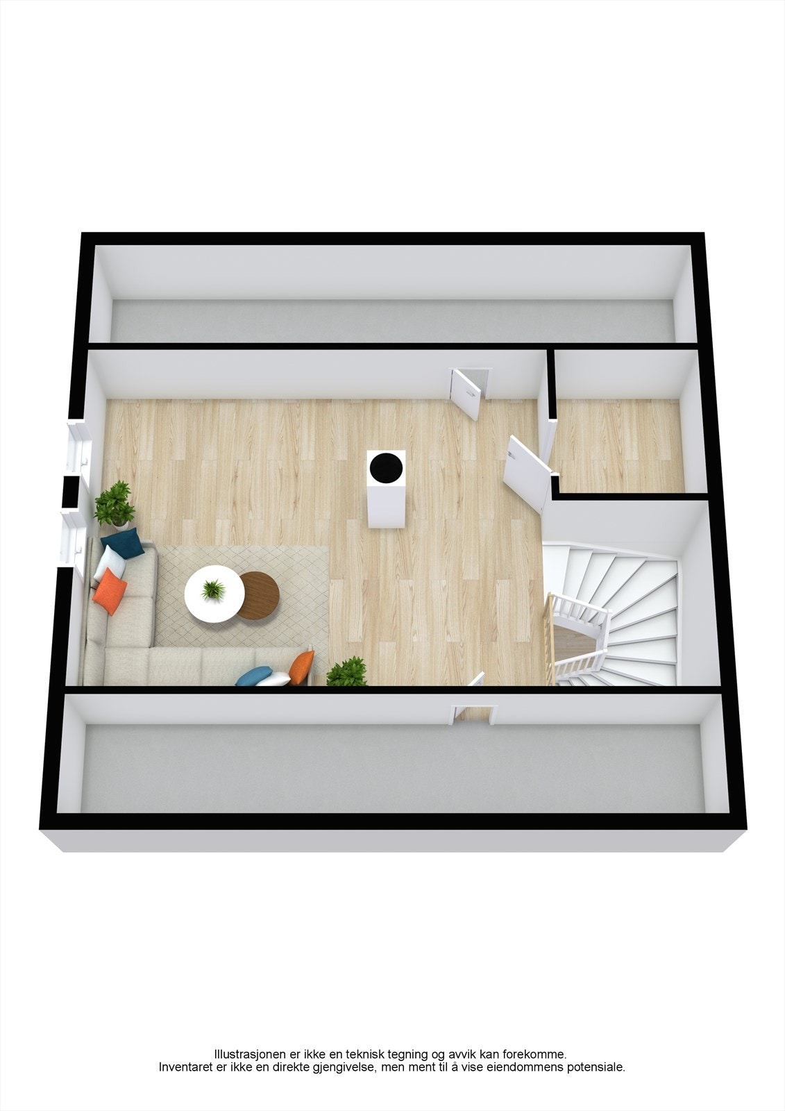 Loftsetasje Galleribilde