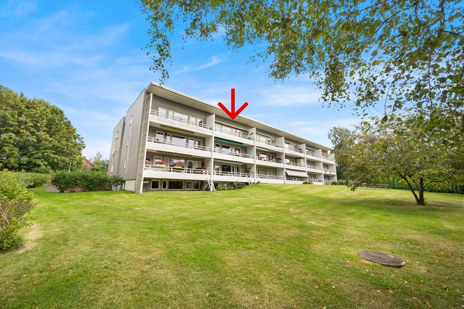 Store grøntarealer rett utenfor. Galleribilde