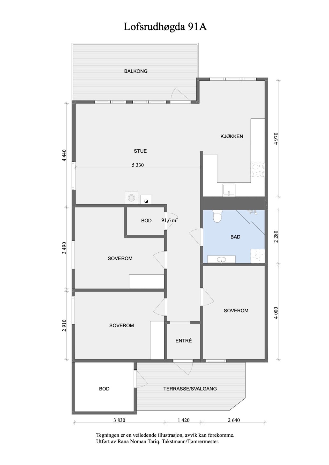 Plantegning Galleribilde