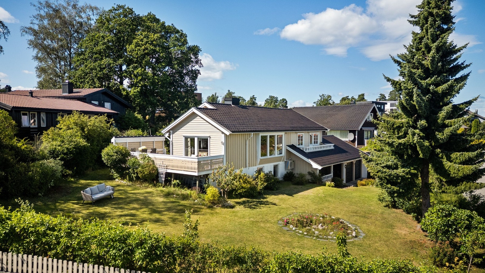 Her er man omgitt av grønne og frodige omgivelser. Galleribilde