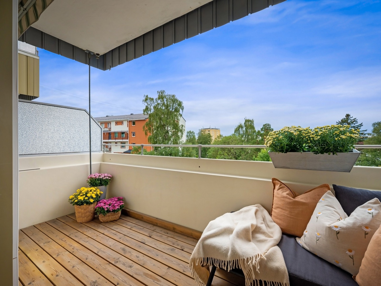 Sørvestvendt balkong på ca. 7,4 m² Galleribilde