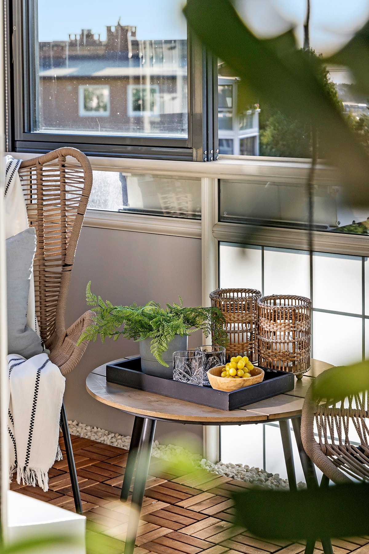 Detalj fra balkongen Galleribilde