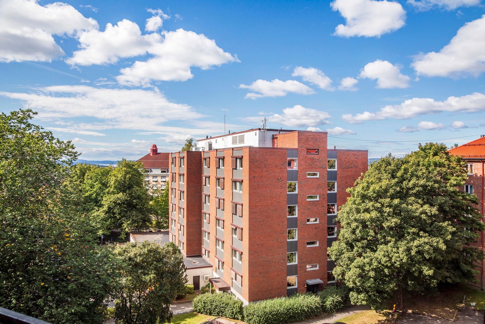 Utsyn fra soveromsvinduet. Galleribilde