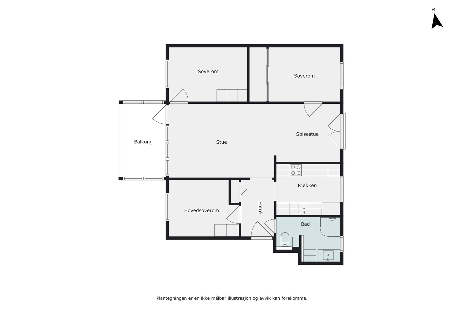 Plantegning Galleribilde