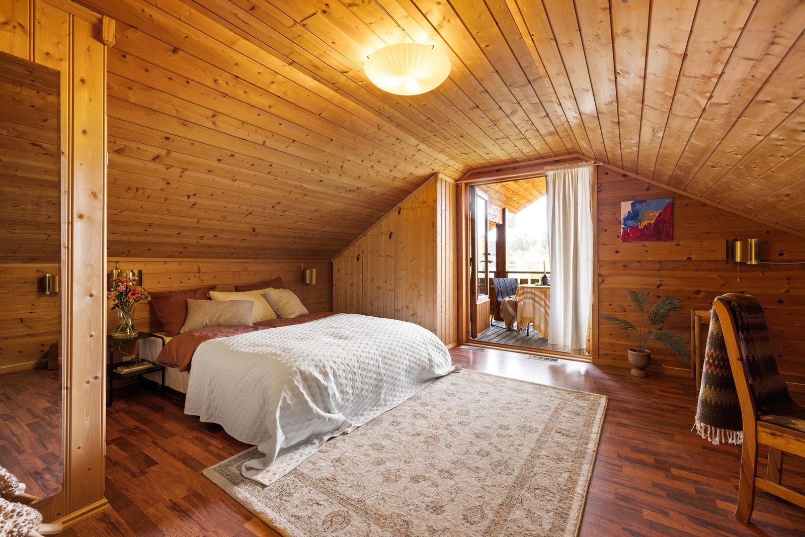 I 2. etasje er det 3 soverom, her representert av soverom 4 i boligen Galleribilde