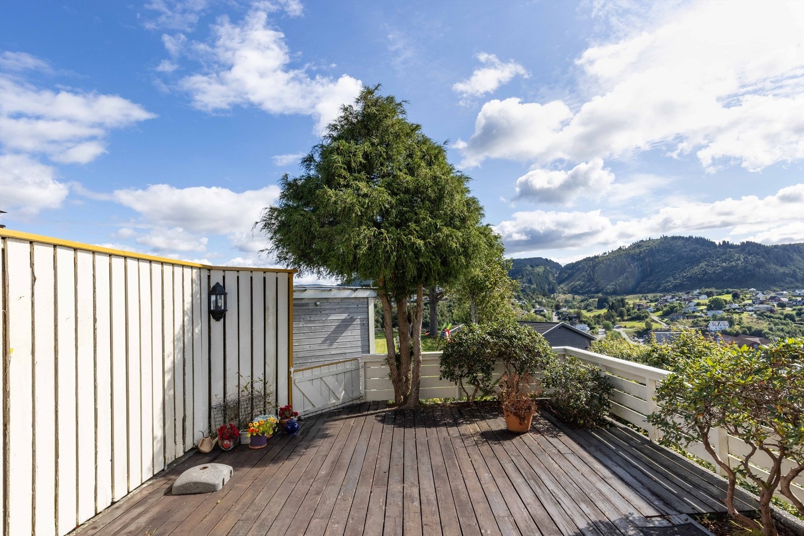 Her kan late dager og vakker utsikt nytes hele året. Galleribilde