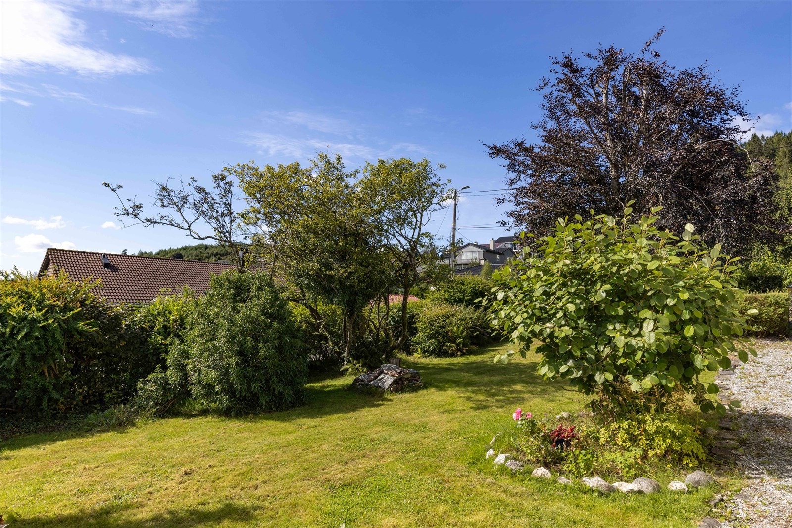 Hagen er relativt flat, barnevennlig og har stort potensiale for kreative ideer. Galleribilde