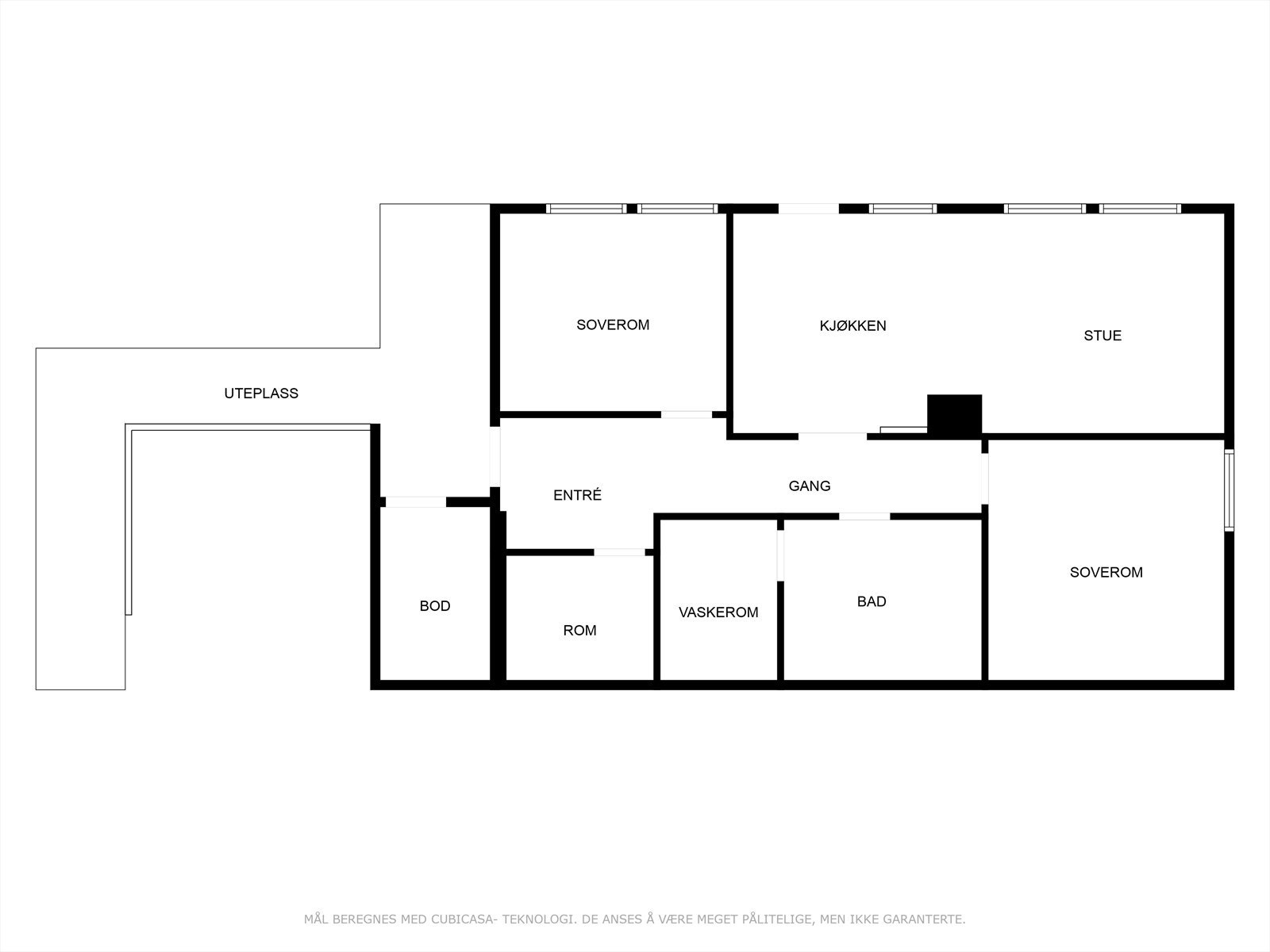 Plantegning u.etasje Galleribilde