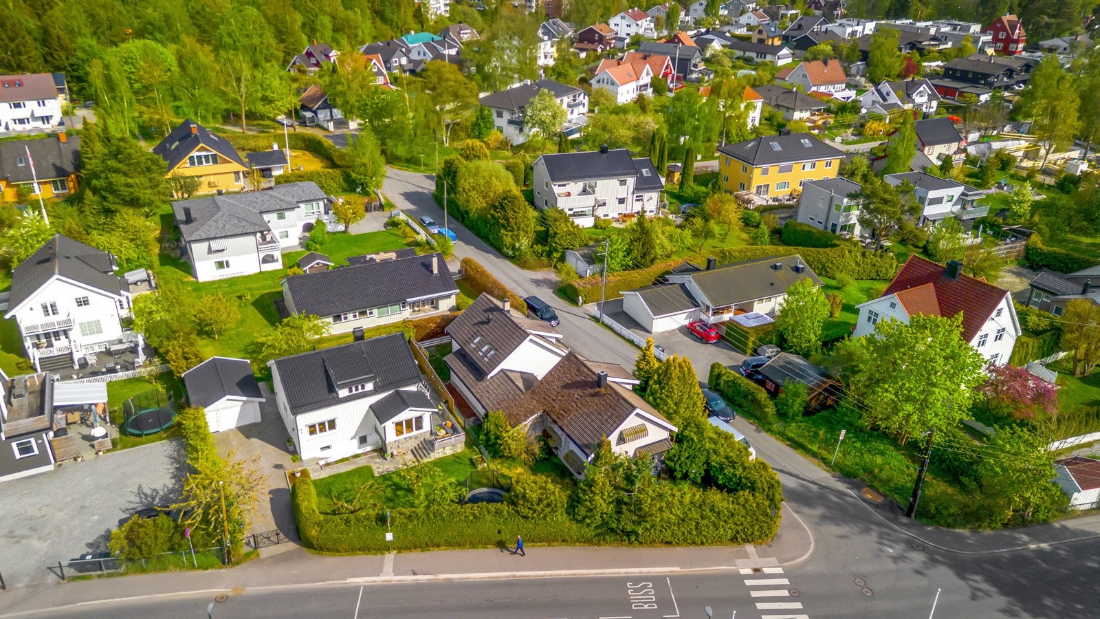 Eneboligen ligger i et meget populært boligområde på Nordstrand Galleribilde