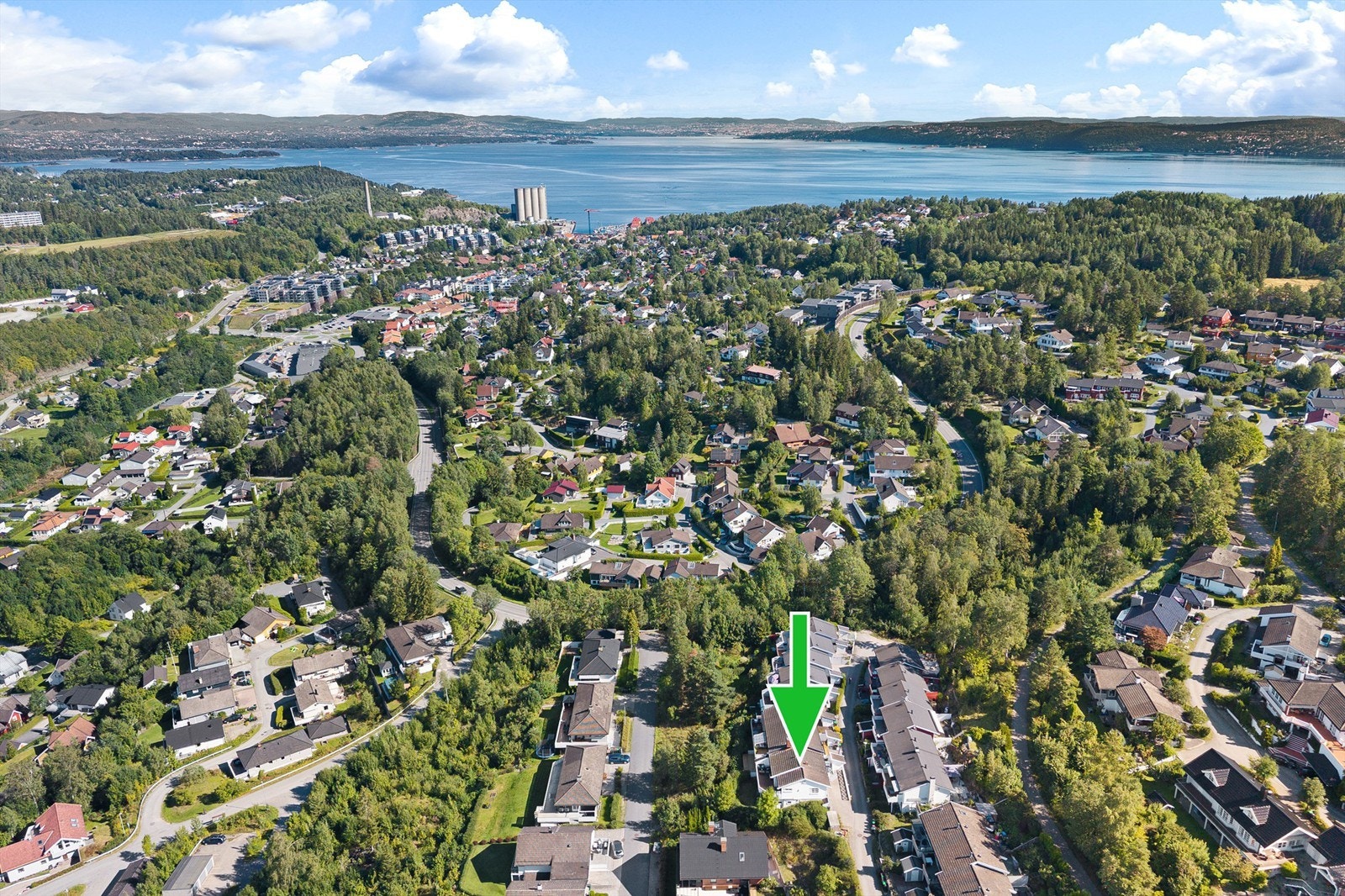 Dronebilde Galleribilde