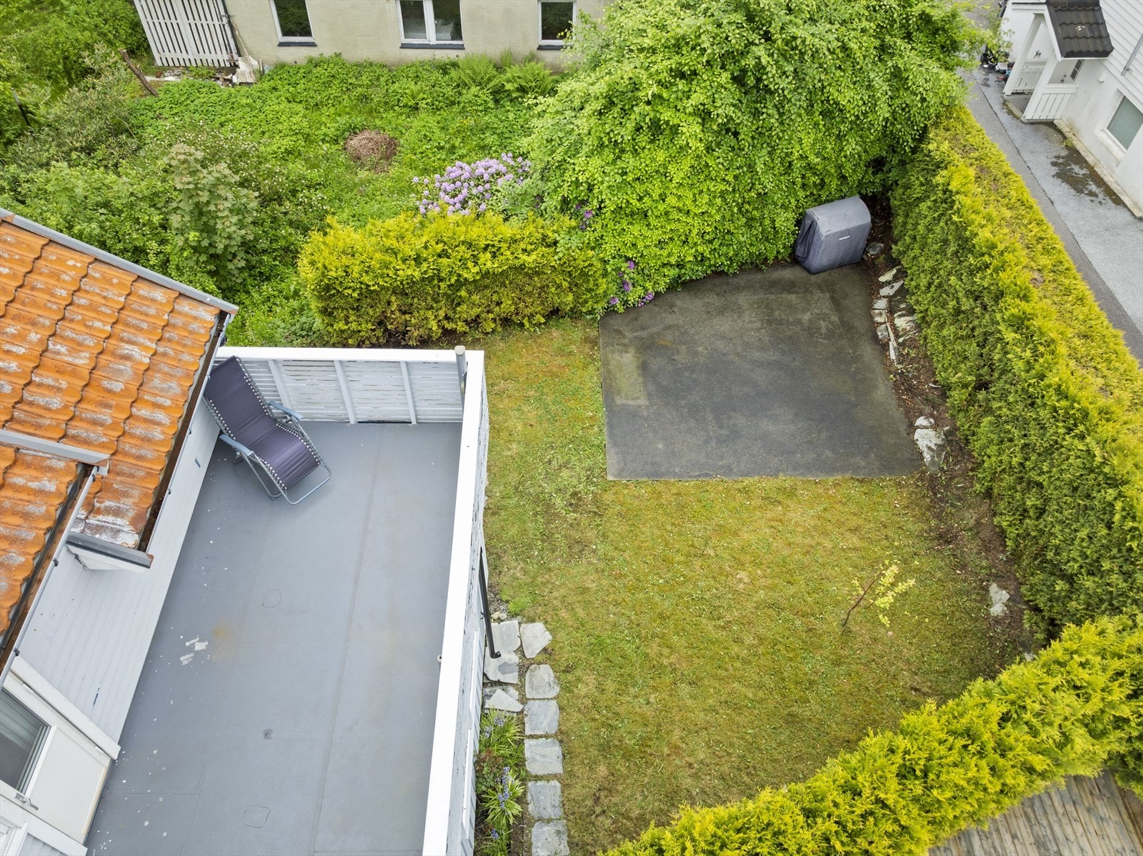 - Her kan man velge mellom flere uteplasser - Galleribilde