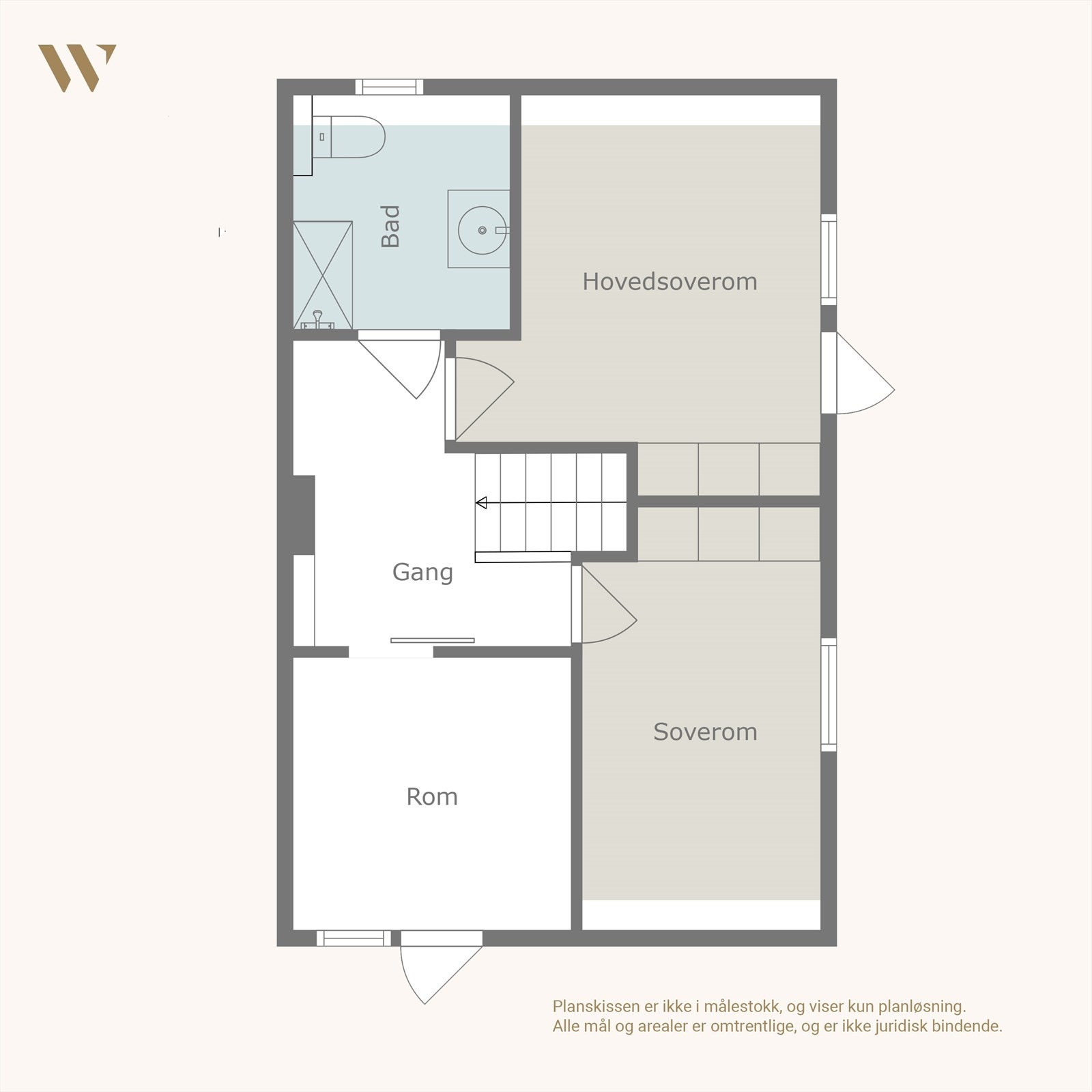 Plantegning Loft Galleribilde