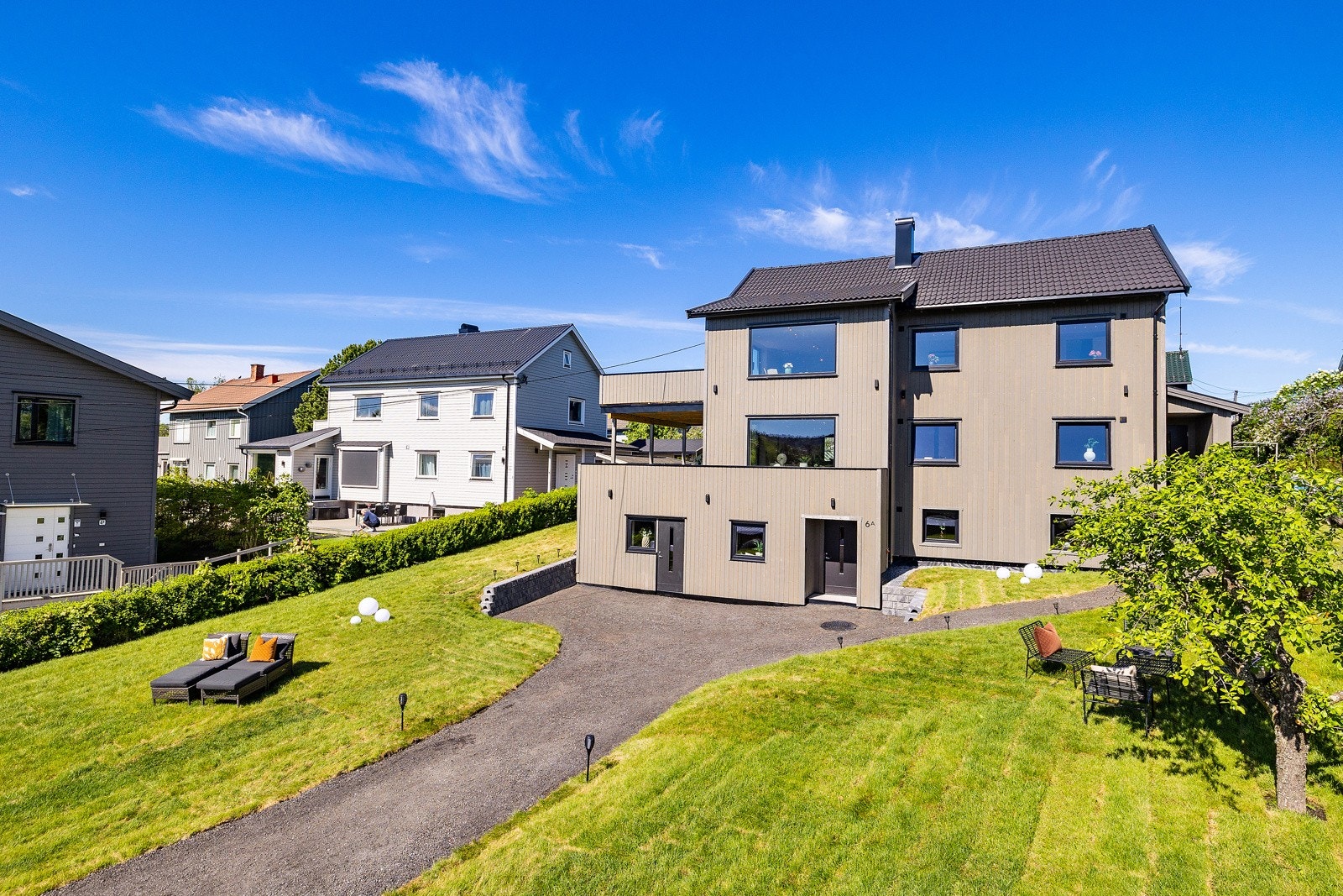 Det er utført asfaltering i 2025 Galleribilde