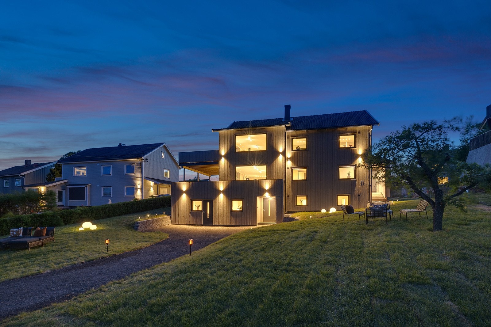 Kveldsstemning Galleribilde