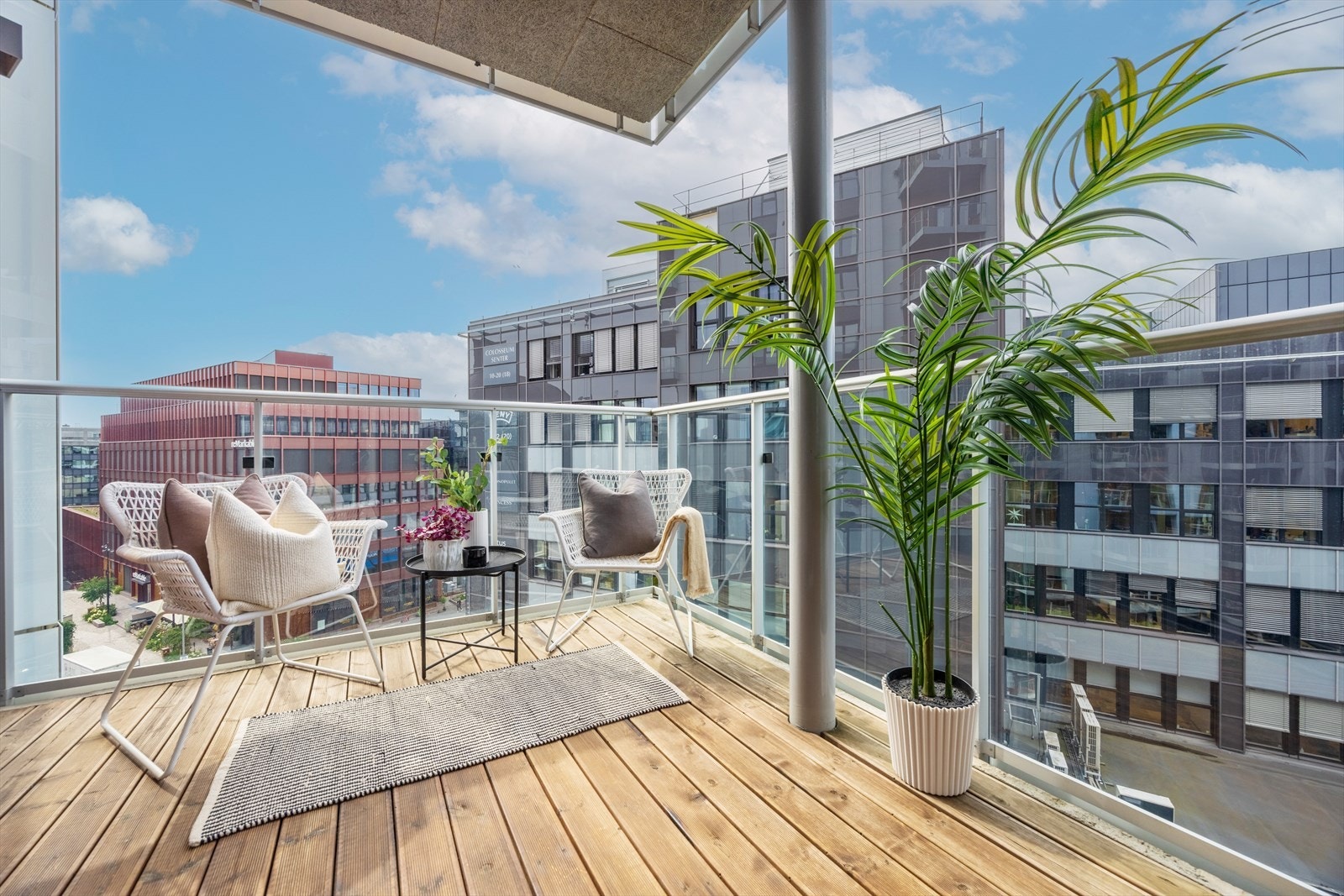 Populær beliggenhet i Rift Colosseum med fasiliterer som vestvendt balkong på 6 kvm, heis og felles takterrasse Galleribilde