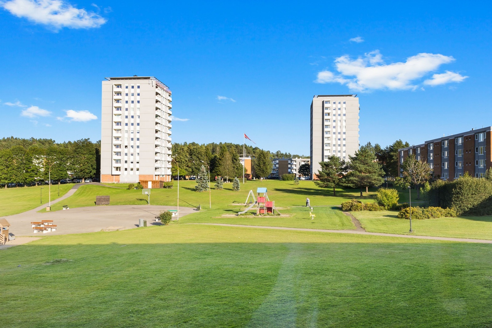 Borettslaget har store fellesarealer Galleribilde