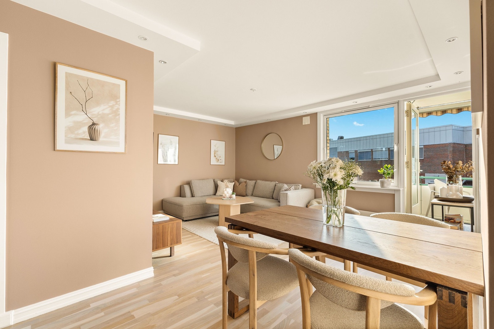 Downlight belysning Galleribilde