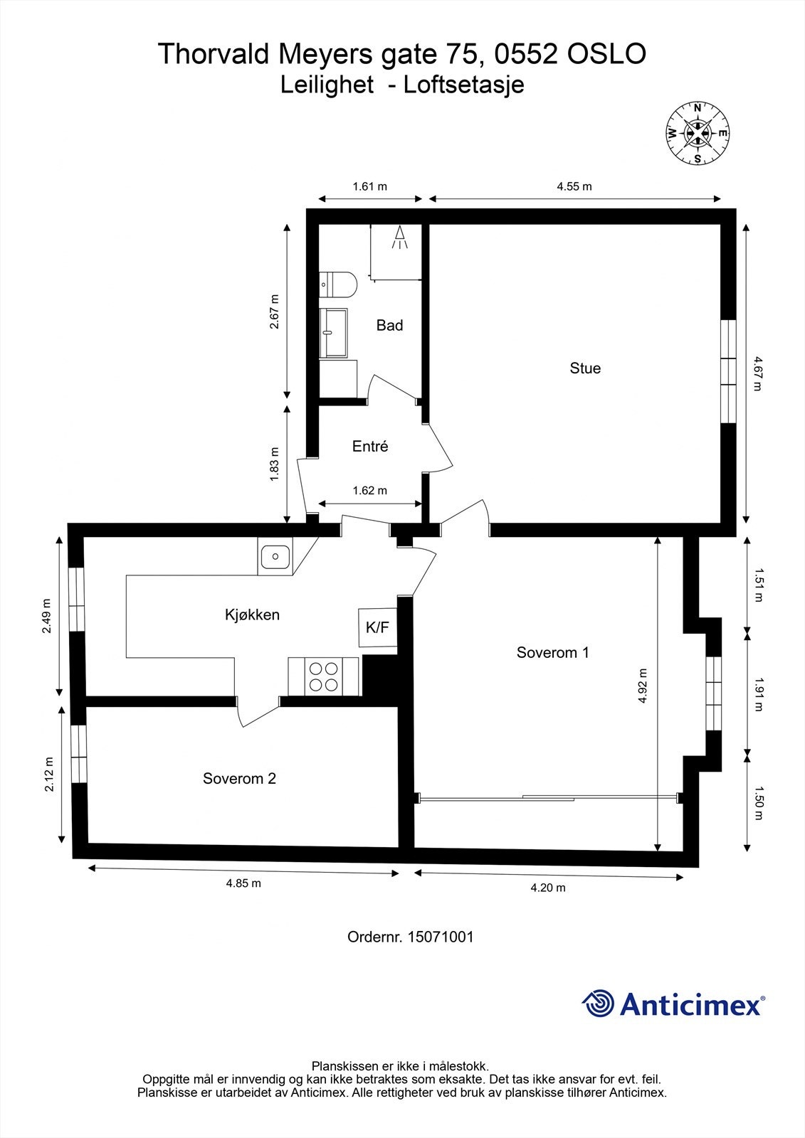 Plantegning. Galleribilde