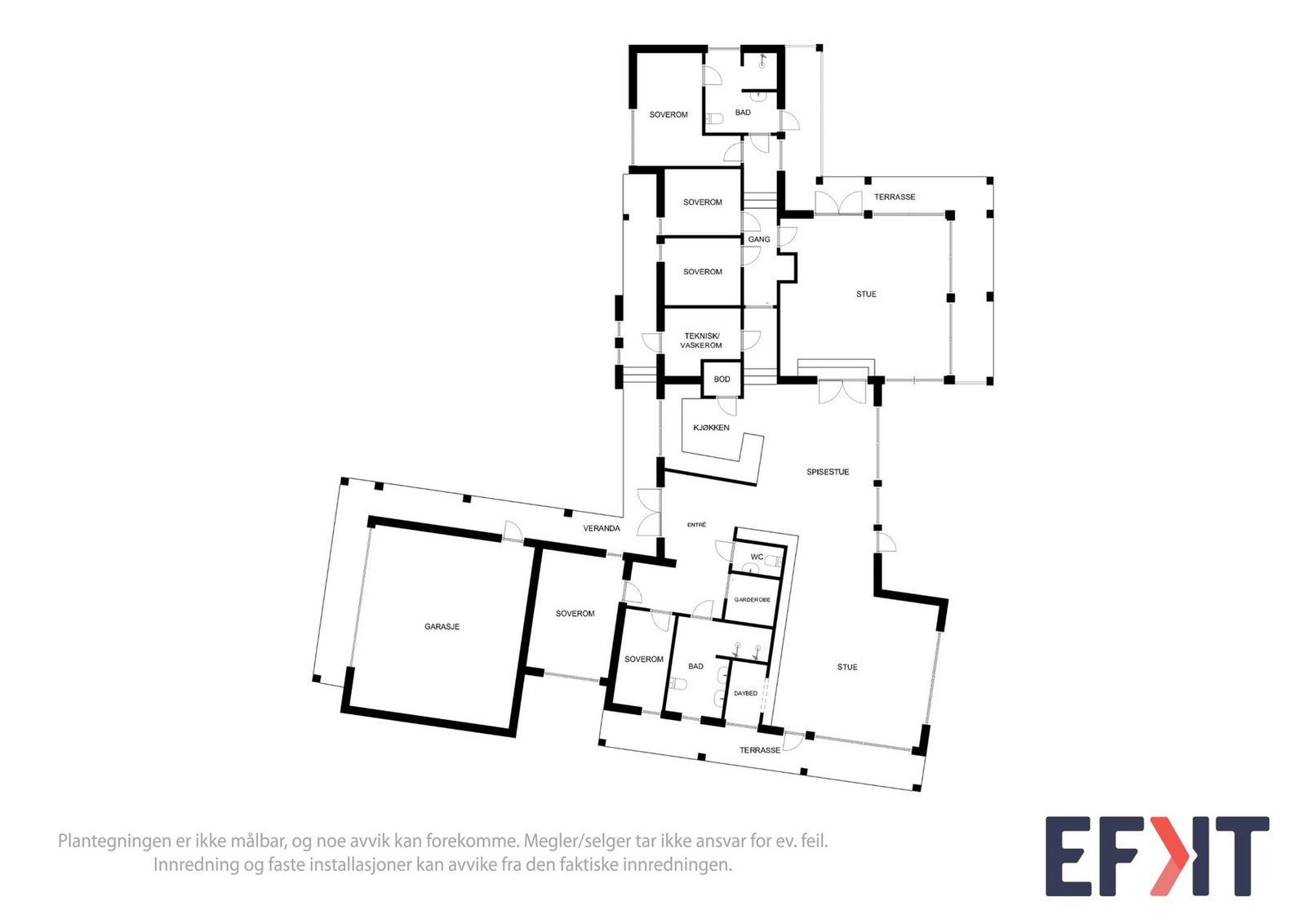 Plantegning Galleribilde