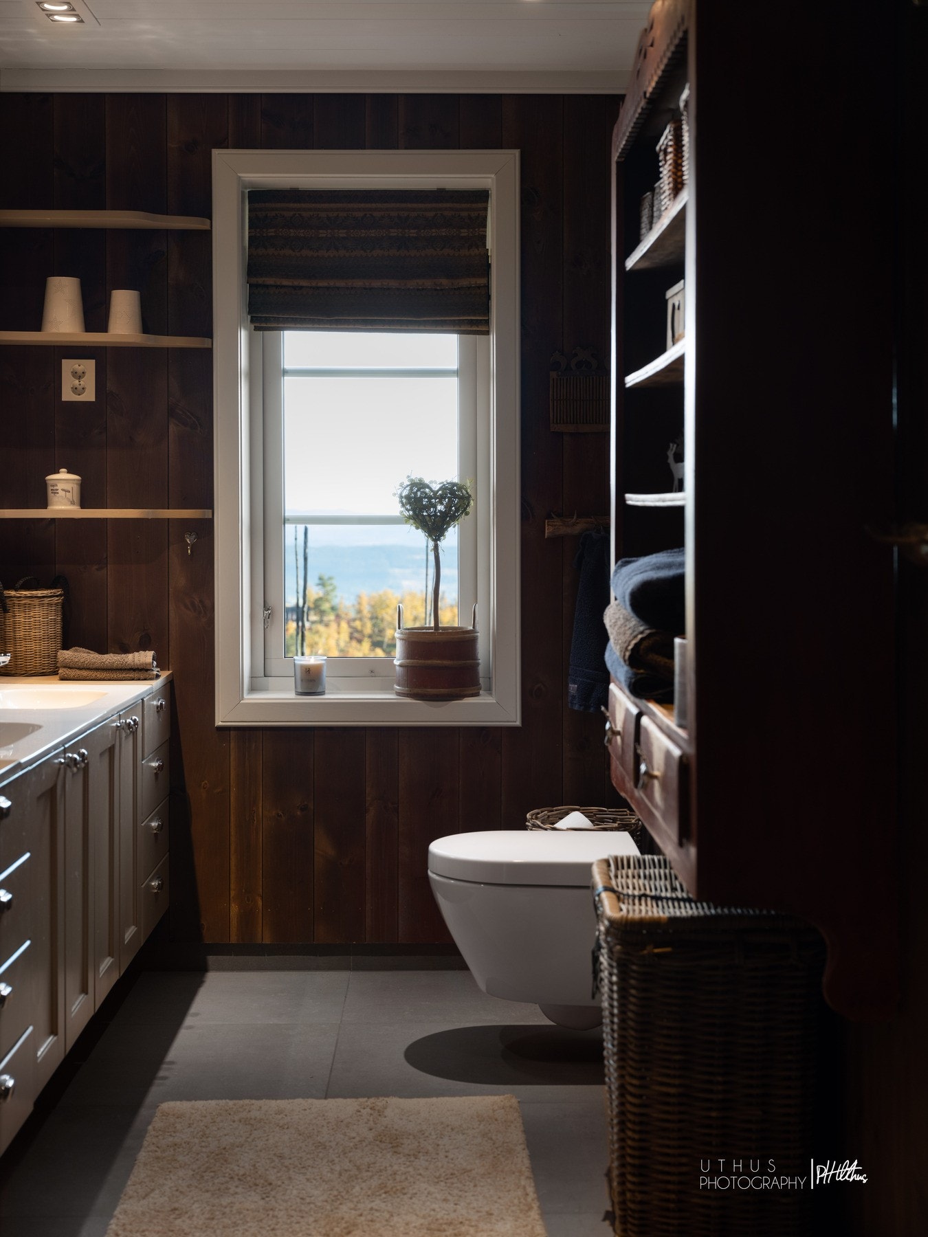 Badene er utført med delikat fargevalg. Galleribilde