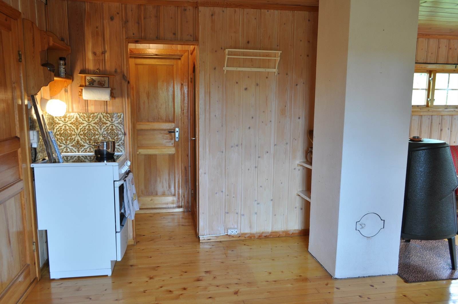 Kjøkkenet er enkelt og funksjonelt. Galleribilde