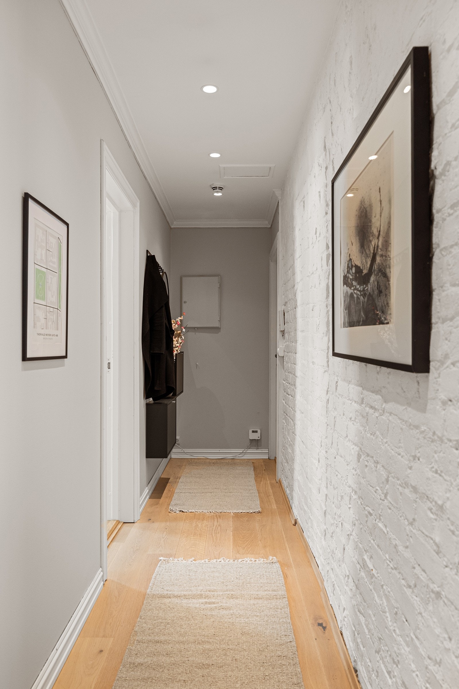 Her er det plass til ulike oppbevaringsløsninger. Galleribilde