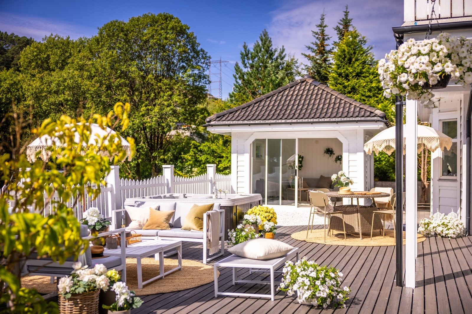 - Her skapes minner - enebolig med frodig hage, lysthus og plass til det meste Galleribilde