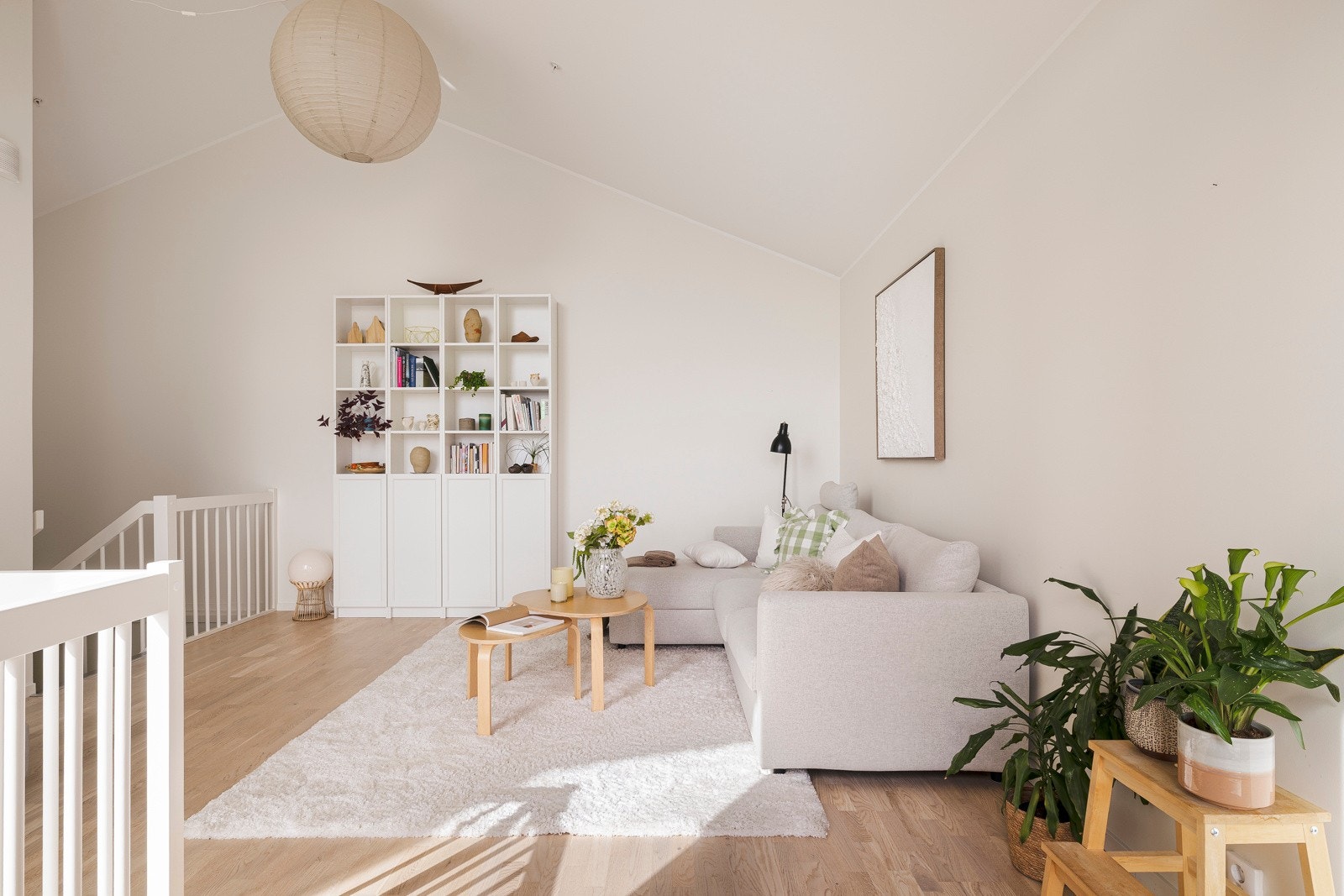 Loftstuen er på hele 25,7 kvm. Galleribilde