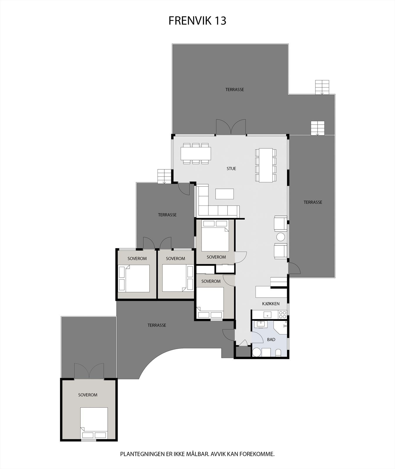 Plantegning Galleribilde