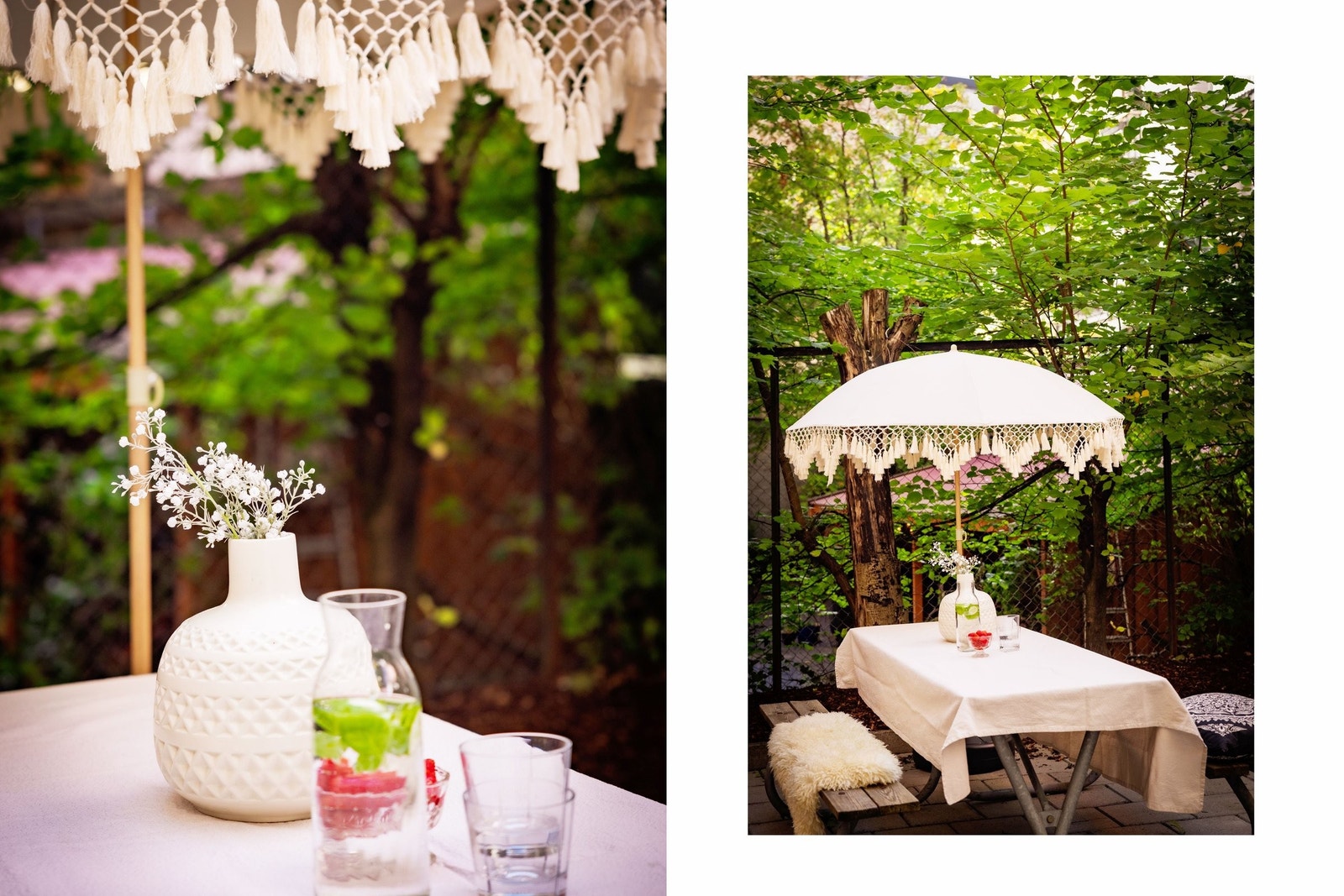 Bakgård Galleribilde