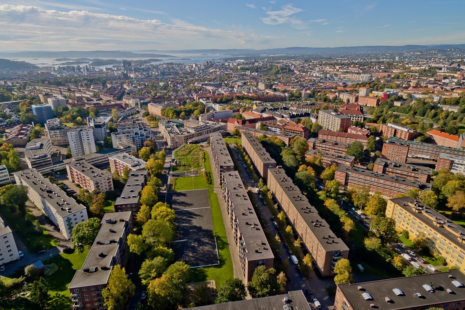 Her bor dere på "toppen" av Sinsen i et hyggelig, velholdt nabolag. Galleribilde