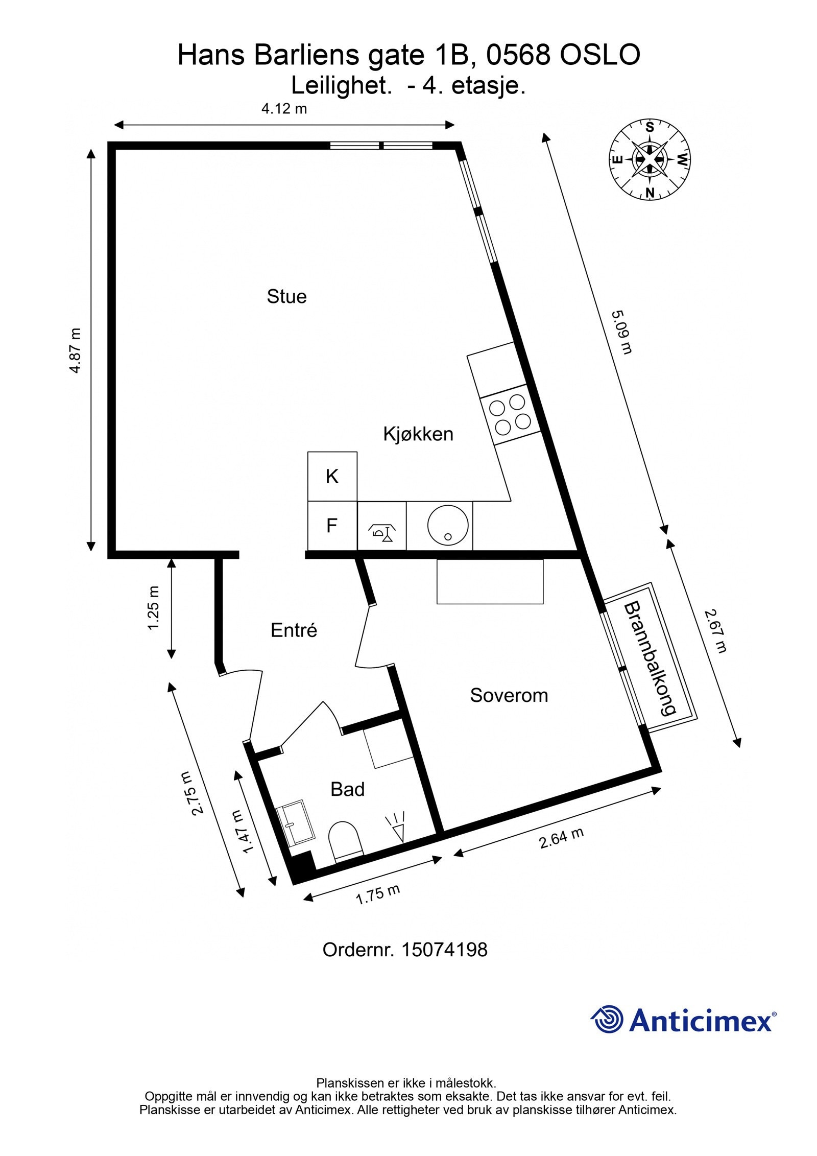 Planskisse. Galleribilde