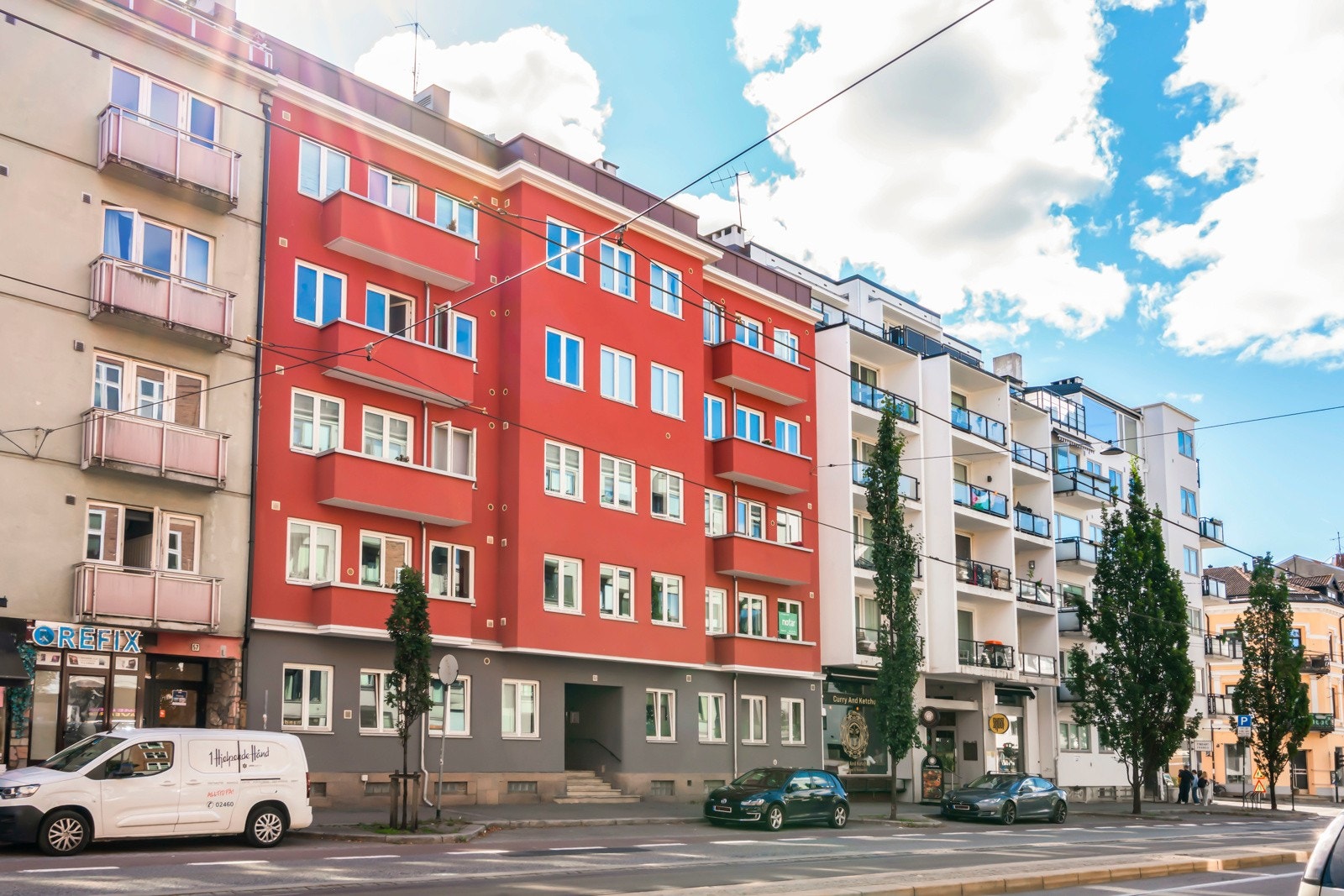 Fasade - velkommen til et hyggelig nabolag! Galleribilde