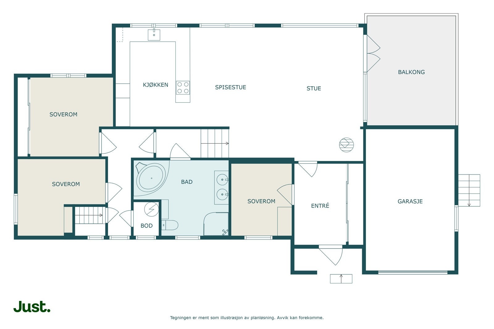 Planskisse hovedplan.