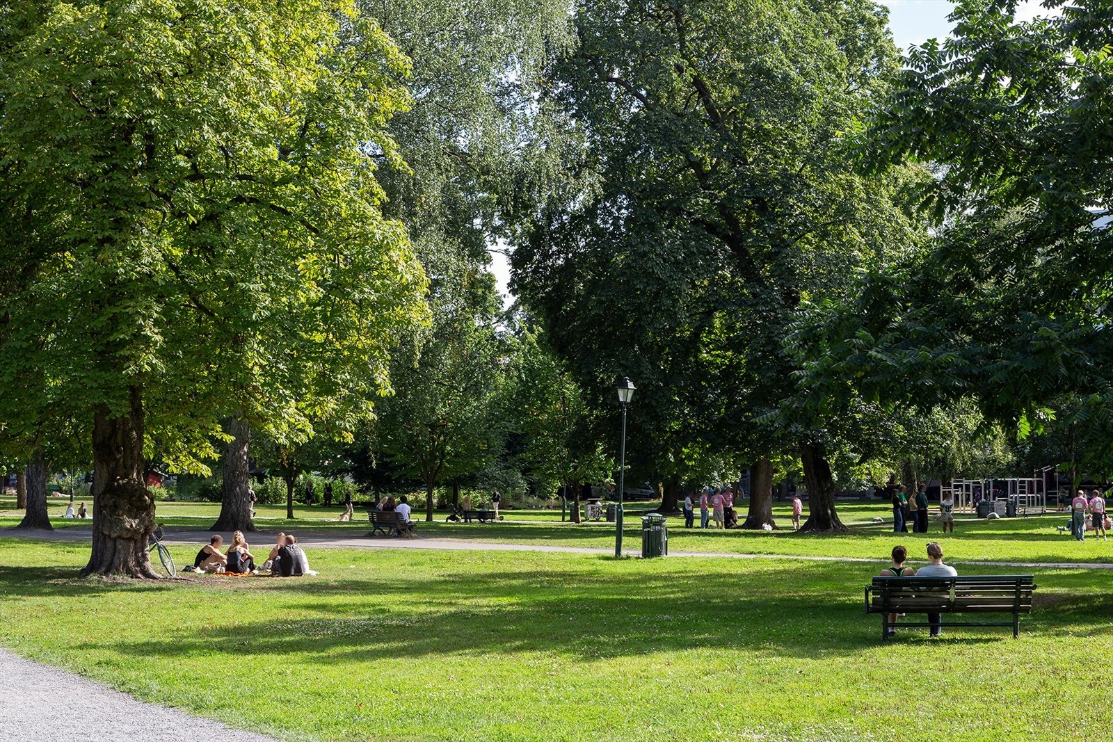 Gangavstand til flotte Sofienbergparken Galleribilde