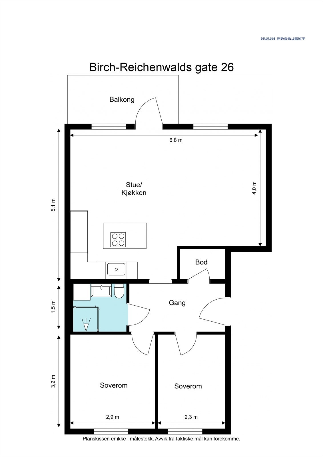 Gjennomgående og meget god planløsning. I tillegg disponerer leiligheten én bod i kjeller på ca 2 kvm, samt én bod på loft med gulvareal på ca 10 kvm. Galleribilde
