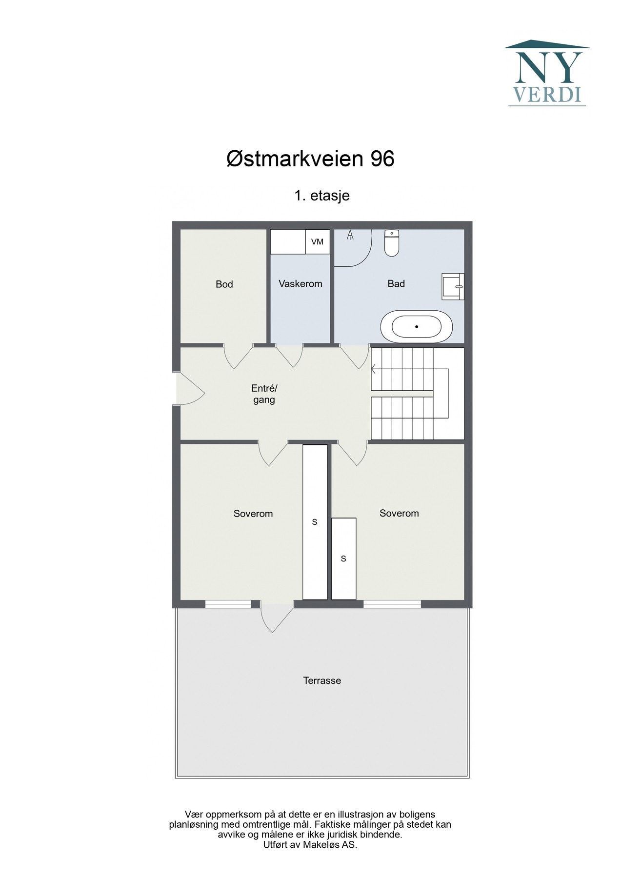 Skisse 1.etg. Galleribilde