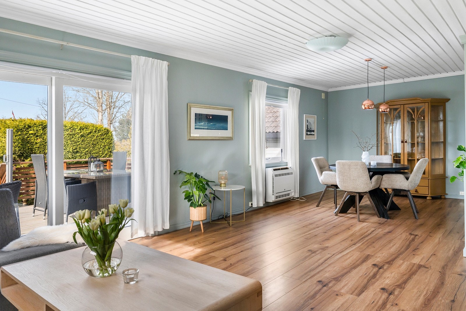 Stuen har varmepumpe Galleribilde