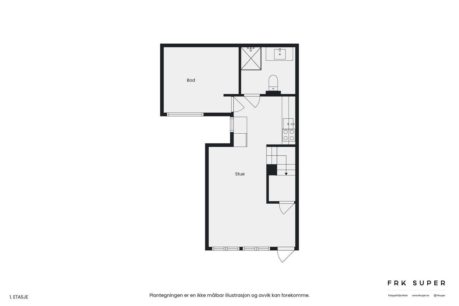 Plantegning 1.etasje Galleribilde