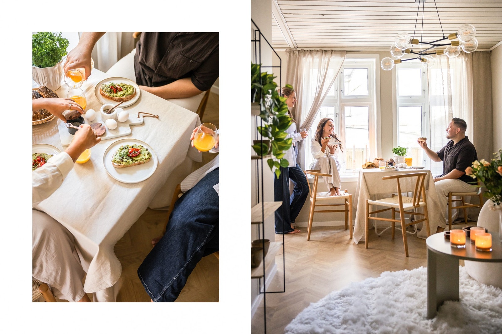 Store vindusflater som gir rikelig med dagslys. Galleribilde