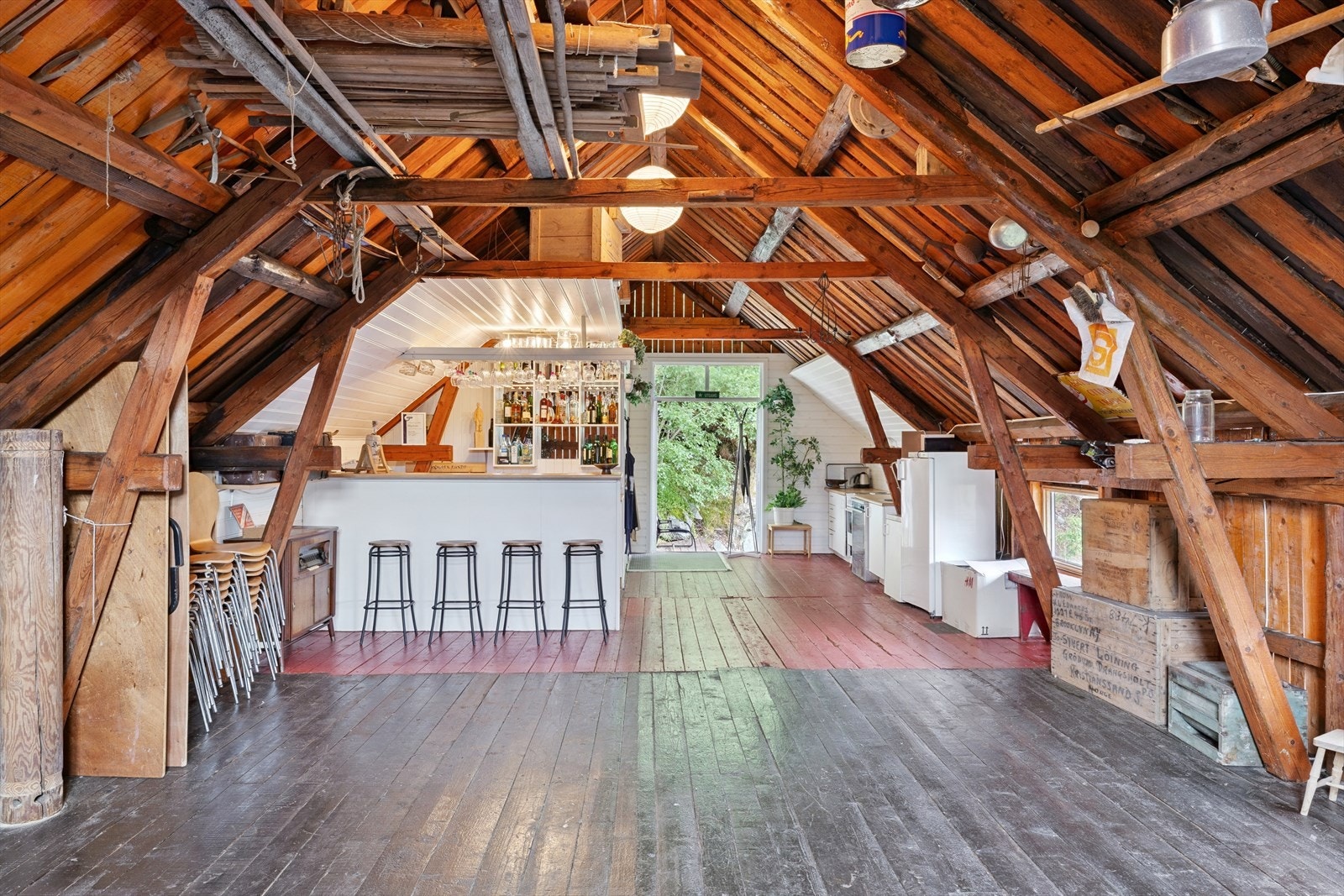 Festsal på låven 2 etasje - ikke omsøkt til forsamlingslokale Galleribilde