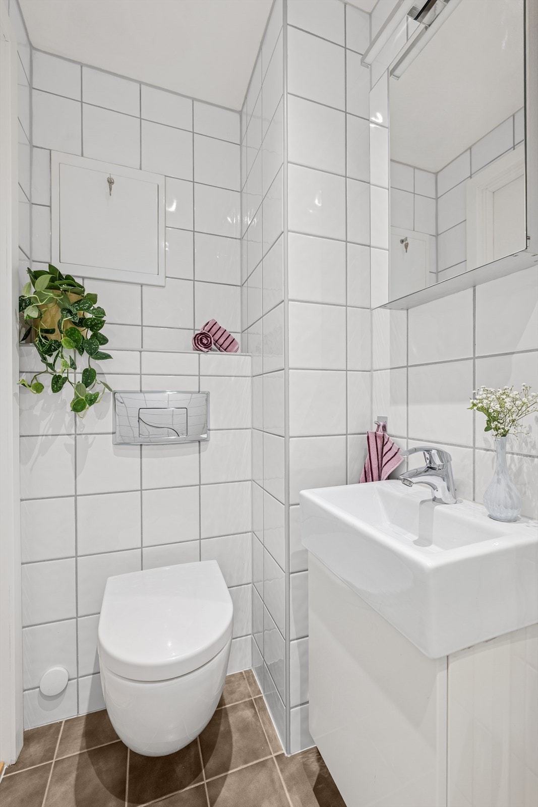 Varmekabler i gulvet for en lun og behagelig temperatur. Galleribilde